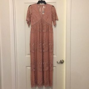 Mauve/Pink Maternity dress